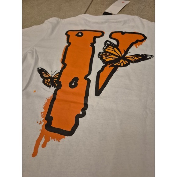 VLONE Legends Never Die Butterfly V Tee - Men's - White - Small - NWT - Picture 10 of 11